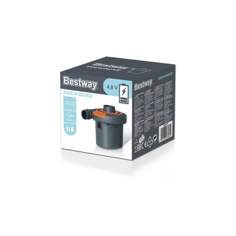Bestway Akku-Elektro-Luftpumpe Sidewinder 4,8Volt(grau, 220-240V)