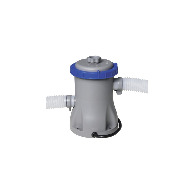 Bestway Steel Pro Frame Pool Set, Schwimmbad(blau, 400cm x 211cm x 81cm, mit Filterpumpe)