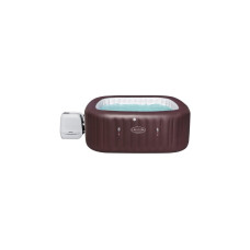 Bestway Whirlpool LAY-Z-SPA Maldives HydroJet Pro, 201cm x 201cm, Schwimmbad(braun, Höhe 80cm)