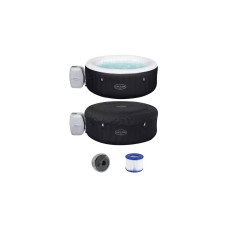 Bestway Whirlpool LAY-Z-SPA Miami AirJet, Schwimmbad(schwarz, Ø 180cm x 66cm)