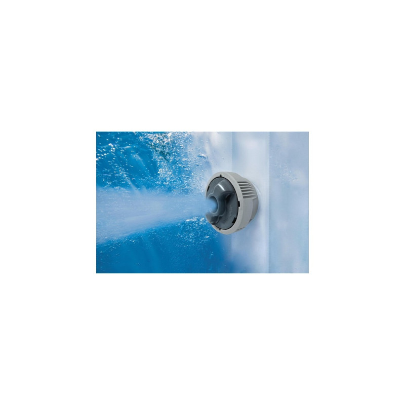 Bestway Whirlpool LAY-Z-SPA Milan AirJet Plus, mit App-Steuerung, Schwimmbad(blau, Ø 196cm x 71cm)