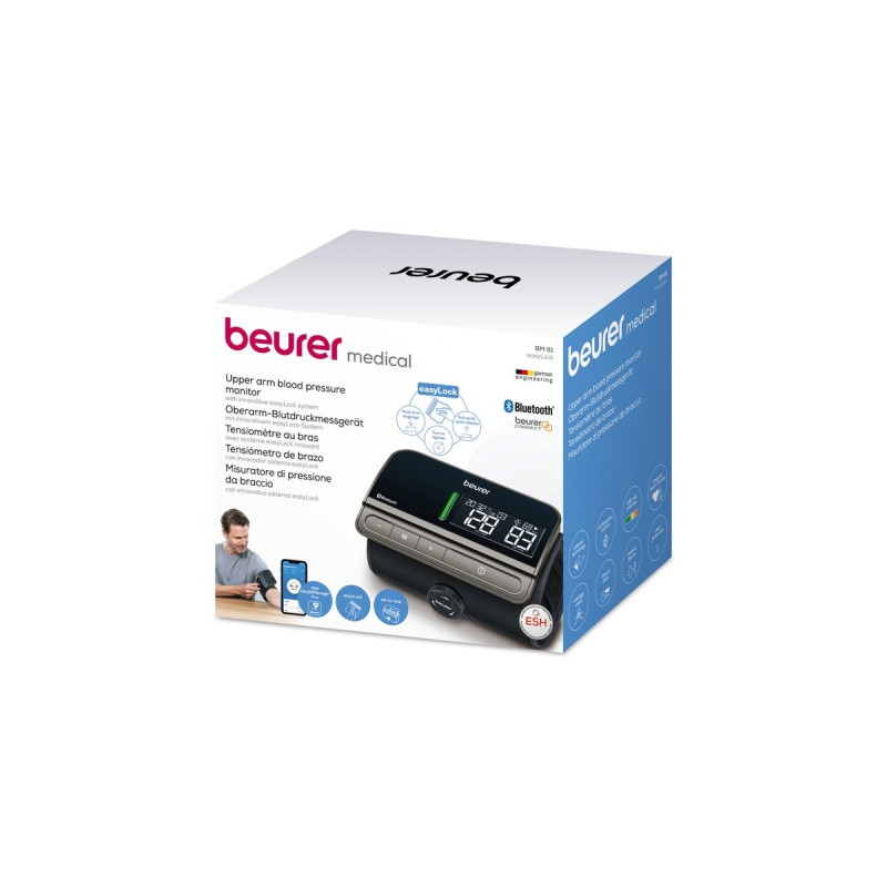 Beurer BM81 easyLock, Blutdruckmessgerät(graphit/grau)