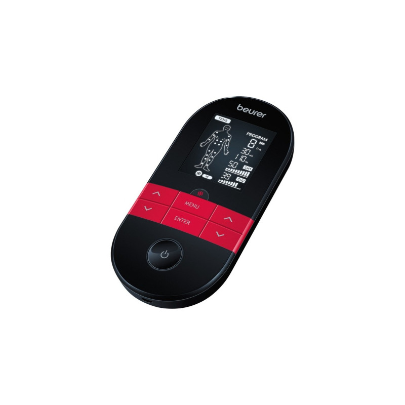 Beurer Digital TENS/EMS EM 59 Heat, Massagegerät(schwarz/rot)