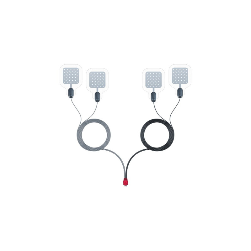 Beurer Digital TENS/EMS EM 59 Heat, Massagegerät(schwarz/rot)