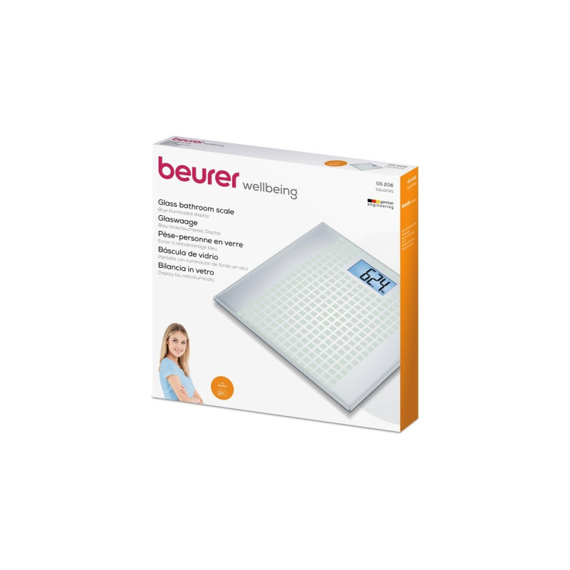 Beurer GS 206 Squares, Waage(silber)
