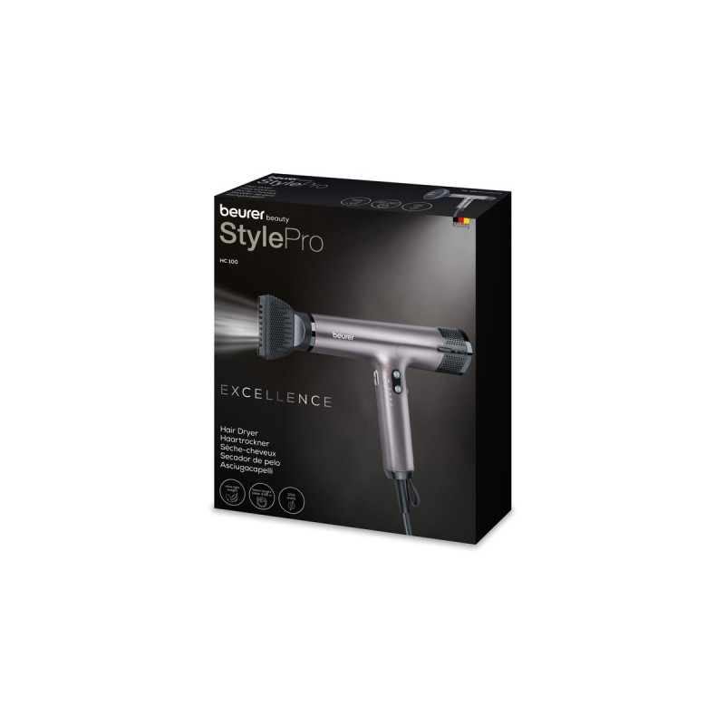 Beurer HC 100, Haartrockner(lila/metall)