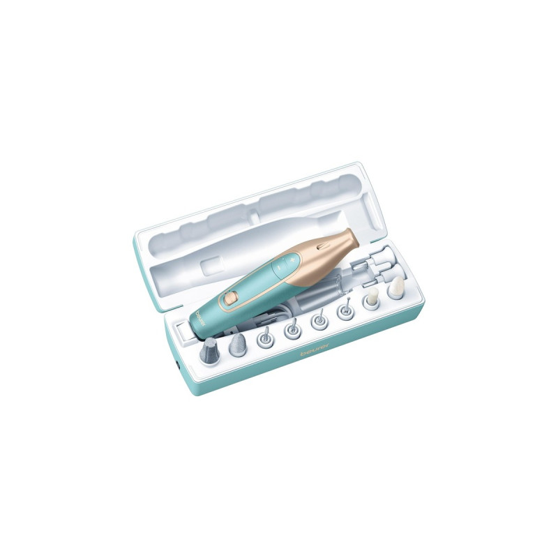 Beurer MP 84 Maniküre-/Pediküre-Set, Nagelpflege(türkis/gold)