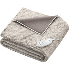Beurer Wärme-Kuscheldecke Cosy Nordic HD 75, Heizdecke(grau, 130 x180 cm)
