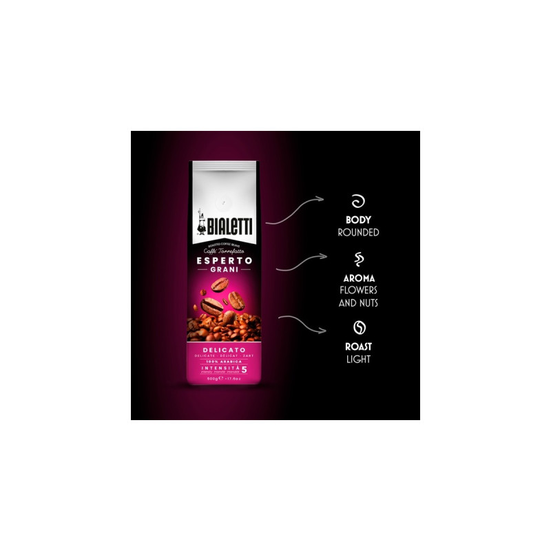 Bialetti Esperto Grani Delicato, Kaffee(Intensität: 5/10)