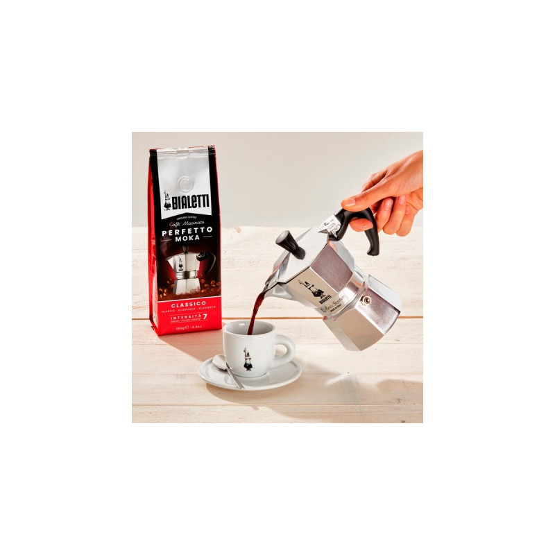Bialetti Moka Express, Espressomaschine(silber, 1 Tasse)