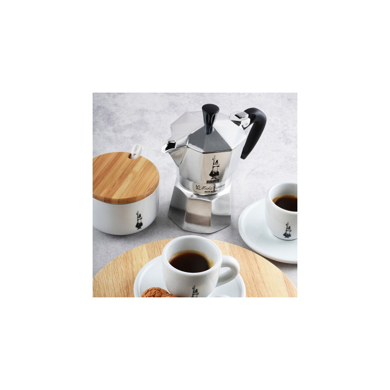 Bialetti Moka Express, Espressomaschine(silber, 2 Tassen)