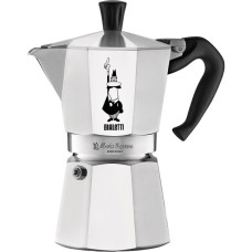 Bialetti Moka Express, Espressomaschine(silber, 6 Tassen)