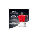 Bialetti Moka Induction, Espressomaschine(rot/silber, 4 Tassen)