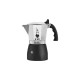 Bialetti New Brikka, Espressomaschine(silber/schwarz, 4 Tassen)