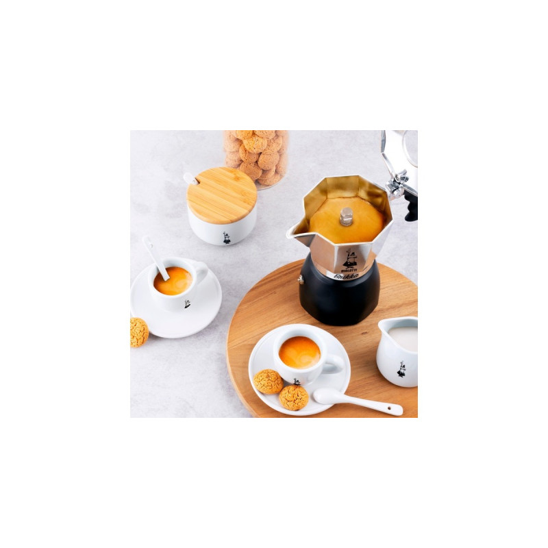 Bialetti New Brikka, Espressomaschine(silber/schwarz, 4 Tassen)
