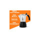 Bialetti New Brikka, Espressomaschine(silber/schwarz, 4 Tassen)