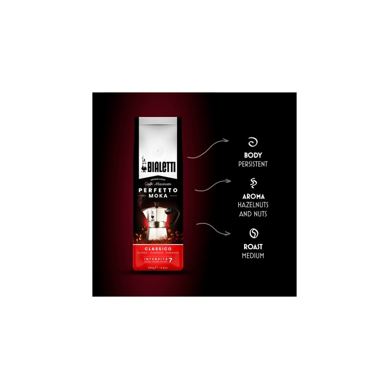 Bialetti Perfetto Moka Classico, Kaffee(Intensität: 7/10)