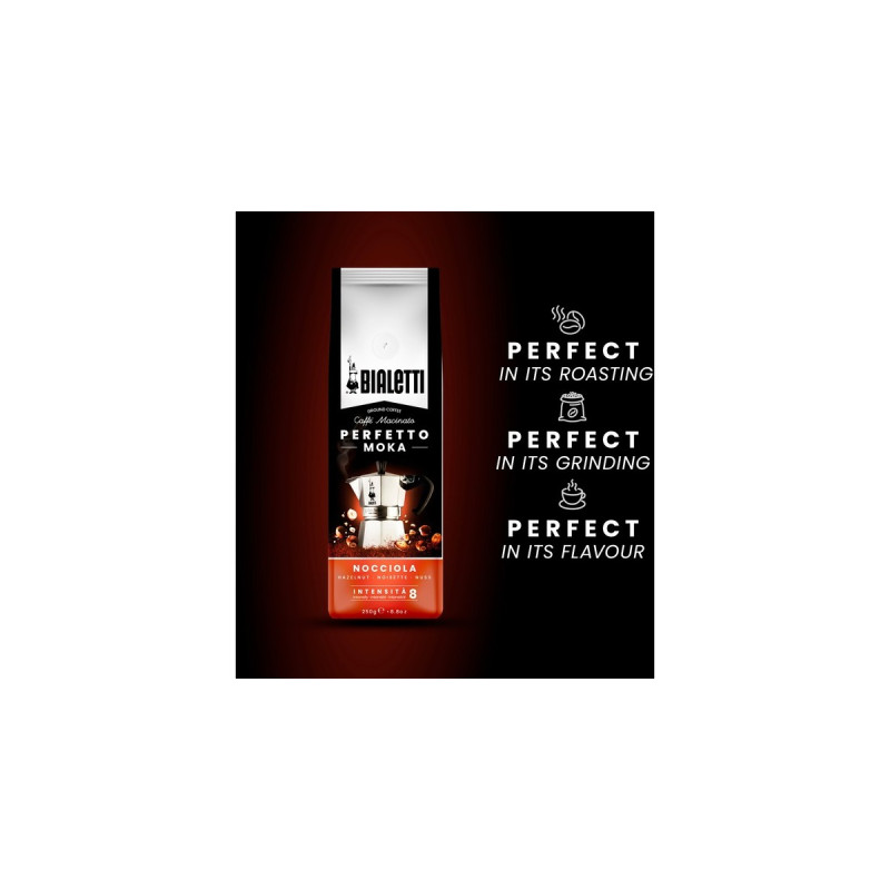 Bialetti Perfetto Moka Nocciola (Hazelnut), Kaffee(Intensität: 8/10)