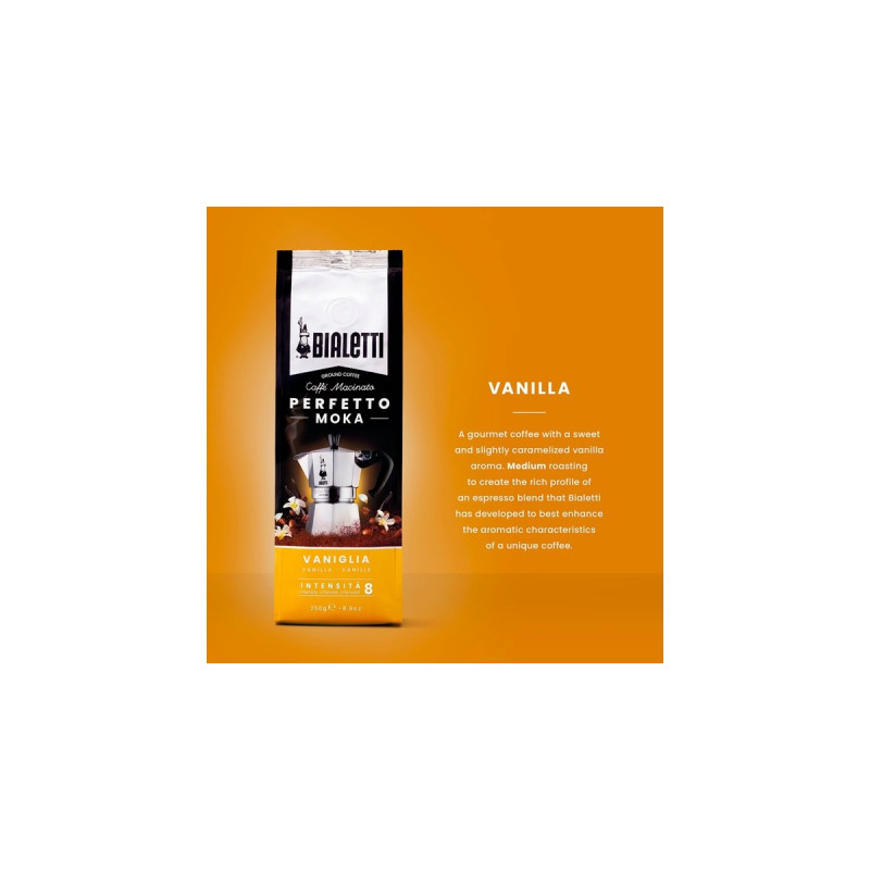 Bialetti Perfetto Moka Vaniglia (Vanilla), Kaffee(Intensität: 8/10)