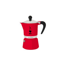 Bialetti Rainbow, Espressomaschine(rot, 6 Tassen)