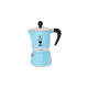 Bialetti Rainbow, Espressomaschine(hellblau, 6 Tassen)