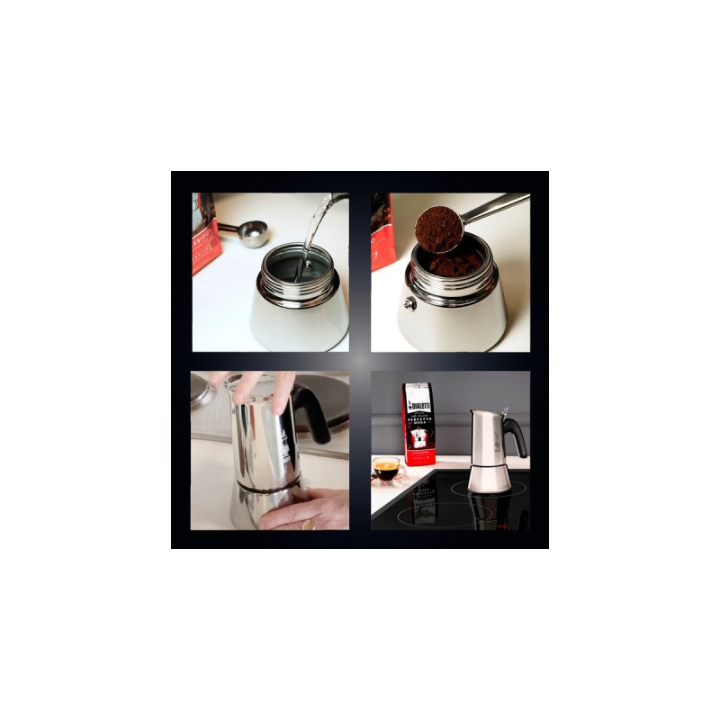 Bialetti Venus, Espressomaschine(silber, 6 Tassen)