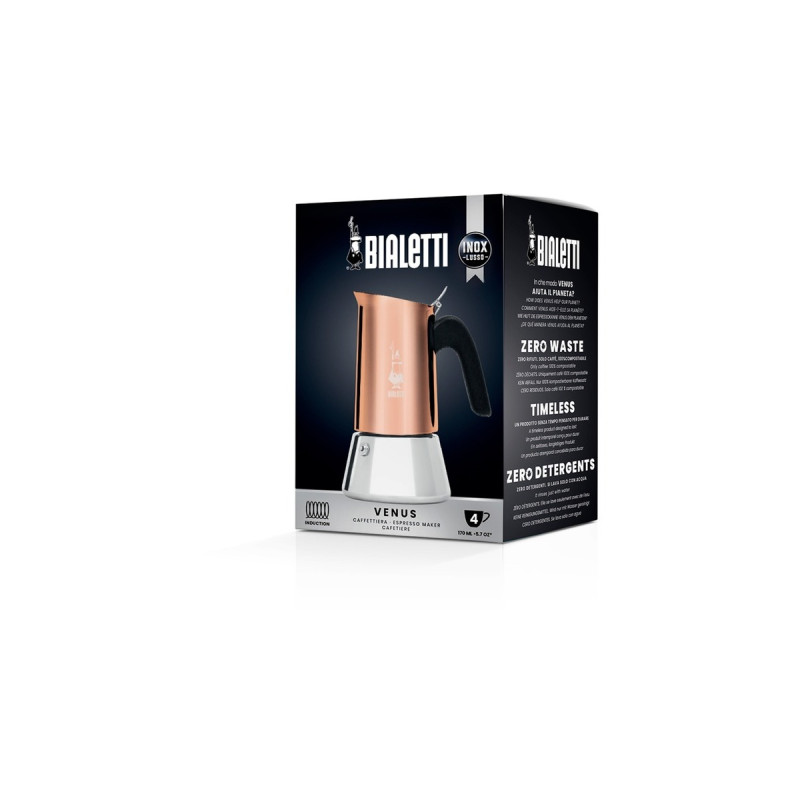 Bialetti Venus, Espressomaschine(kupfer/silber, 4 Tassen)