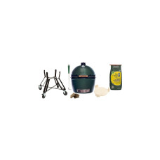 Big Green Egg 2XL, Starter-Paket, Holzkohlegrill(grün, Ø 73cm)