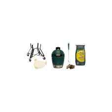Big Green Egg Medium, Starter-Paket, Holzkohlegrill(grün, Ø 40cm)