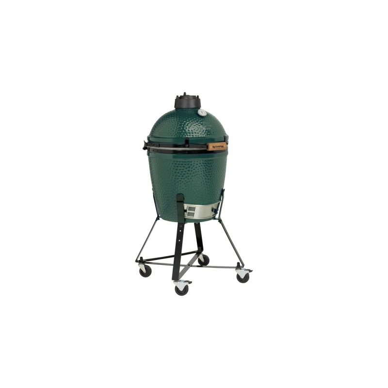 Big Green Egg Medium, Starter-Paket, Holzkohlegrill(grün, Ø 40cm)