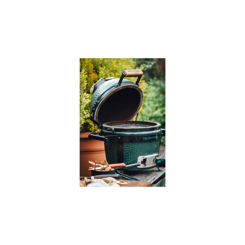 Big Green Egg Medium, Starter-Paket, Holzkohlegrill(grün, Ø 40cm)