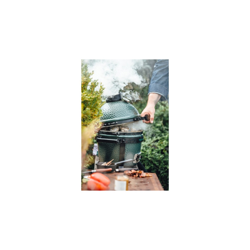 Big Green Egg Medium, Starter-Paket, Holzkohlegrill(grün, Ø 40cm)