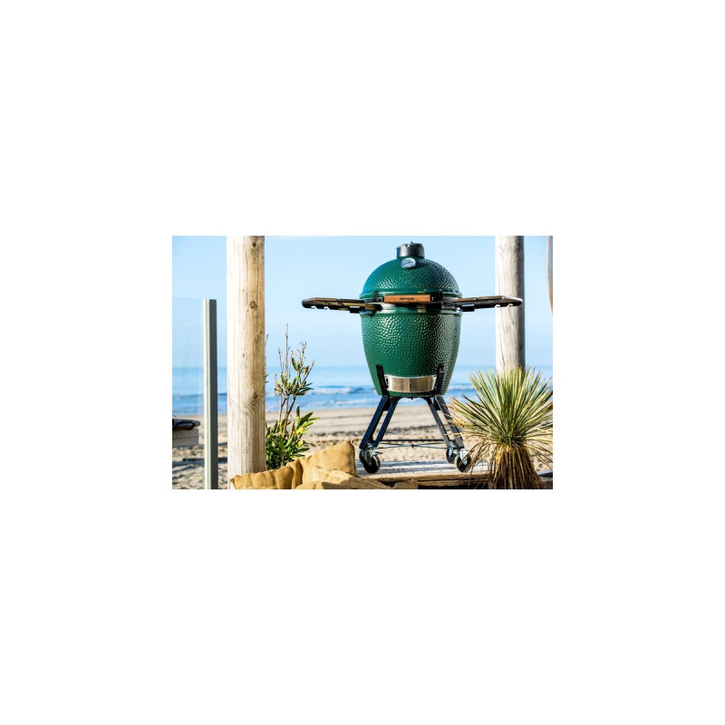 Big Green Egg Medium, Starter-Paket, Holzkohlegrill(grün, Ø 40cm)