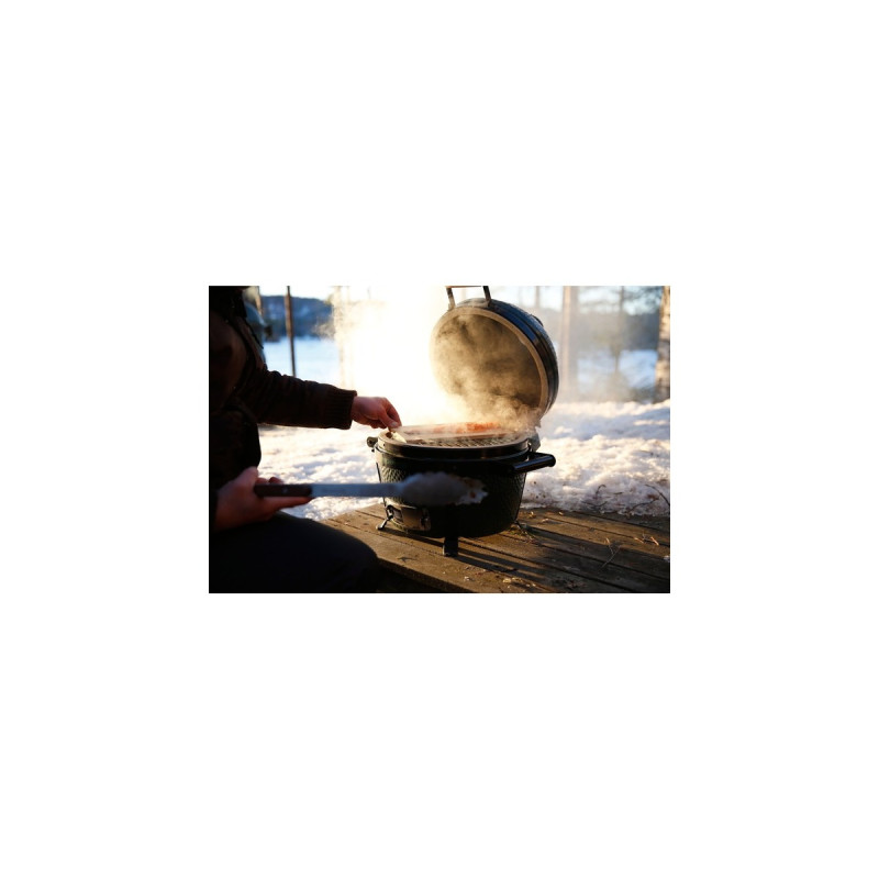 Big Green Egg Tischnest M, für Big Green Egg Medium, Untersetzer(schwarz)