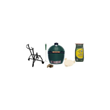 Big Green Egg XLarge, Starter-Paket, Holzkohlegrill(grün, Ø 61cm)