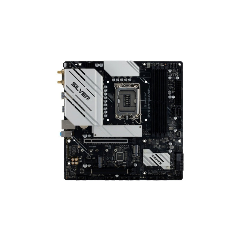 Biostar B760M-SILVER, Mainboard(dunkelgrau)