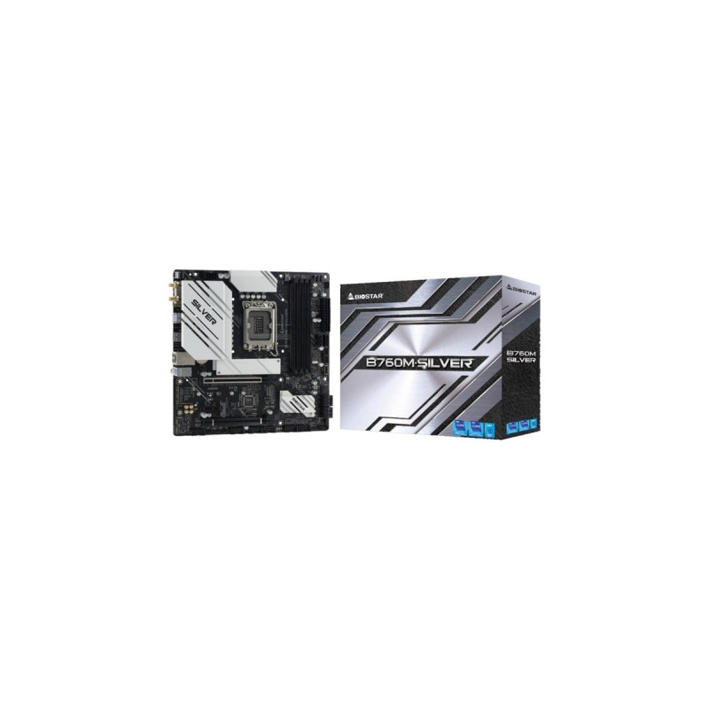 Biostar B760M-SILVER, Mainboard(dunkelgrau)