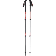 Black Diamond Trekkingsstöcke Trail, Fitnessgerät(rot/schwarz, 1 Paar, 100-140 cm)