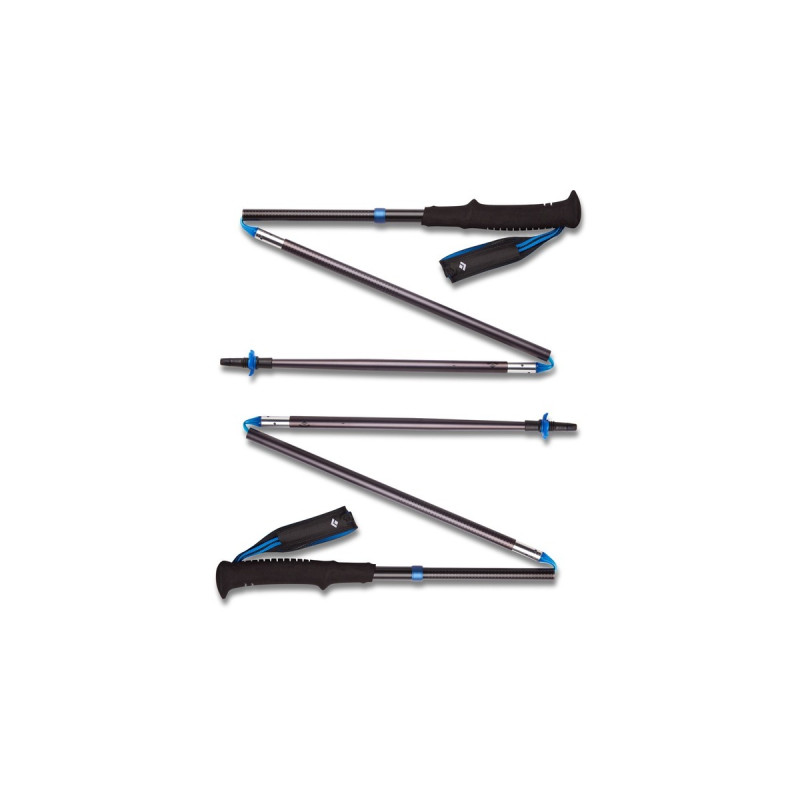 Black Diamond Trekkingstöcke Distance Z, Fitnessgerät(grau, 1 Paar, 100 cm)