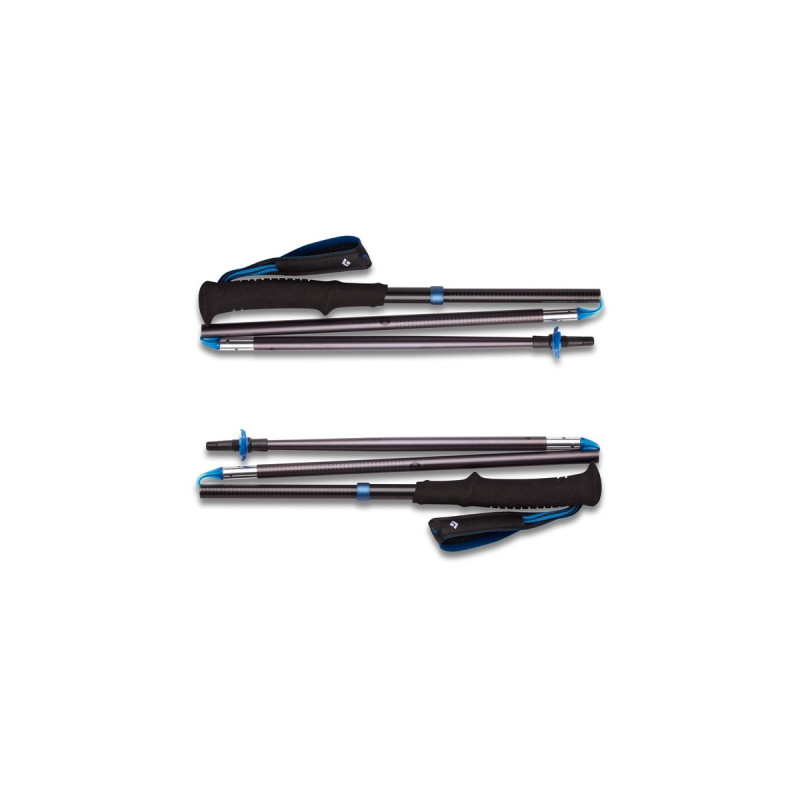 Black Diamond Trekkingstöcke Distance Z, Fitnessgerät(grau, 1 Paar, 130 cm)