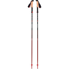 Black Diamond Trekkingstöcke Pursuit FLZ S/M, Fitnessgerät(schwarz/rot, 1 Paar, 110-125 cm)