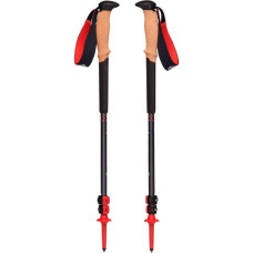 Black Diamond Trekkingstöcke Pursuit M/L, Fitnessgerät(grau/rot, 1 Paar, 110-125 cm)