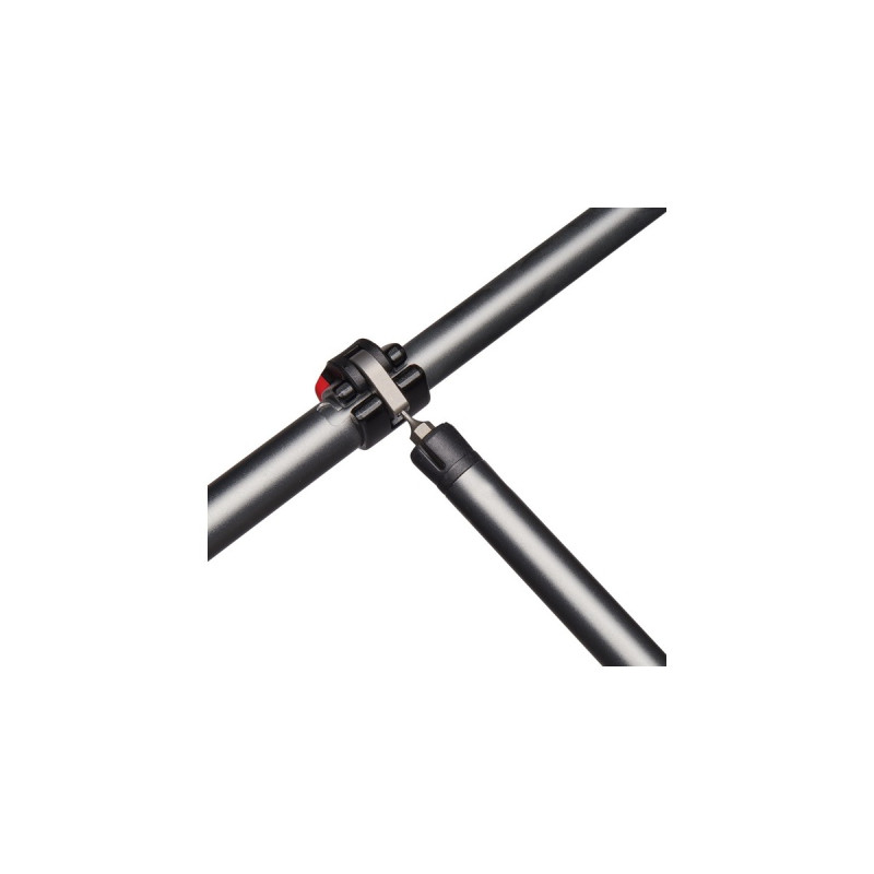 Black Diamond Trekkingstöcke Pursuit S/M, Fitnessgerät(grau/rot, 1 Paar, 100-125 cm)