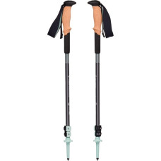 Black Diamond Trekkingstöcke Pursuit Shock M/L, Fitnessgerät(grau/grün, 1 Paar, 125-140 cm)