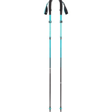 Black Diamond Trekkingstöcke Women`s Distance Carbon FLZ, Fitnessgerät(türkis, 1 Paar, 95-110 cm)