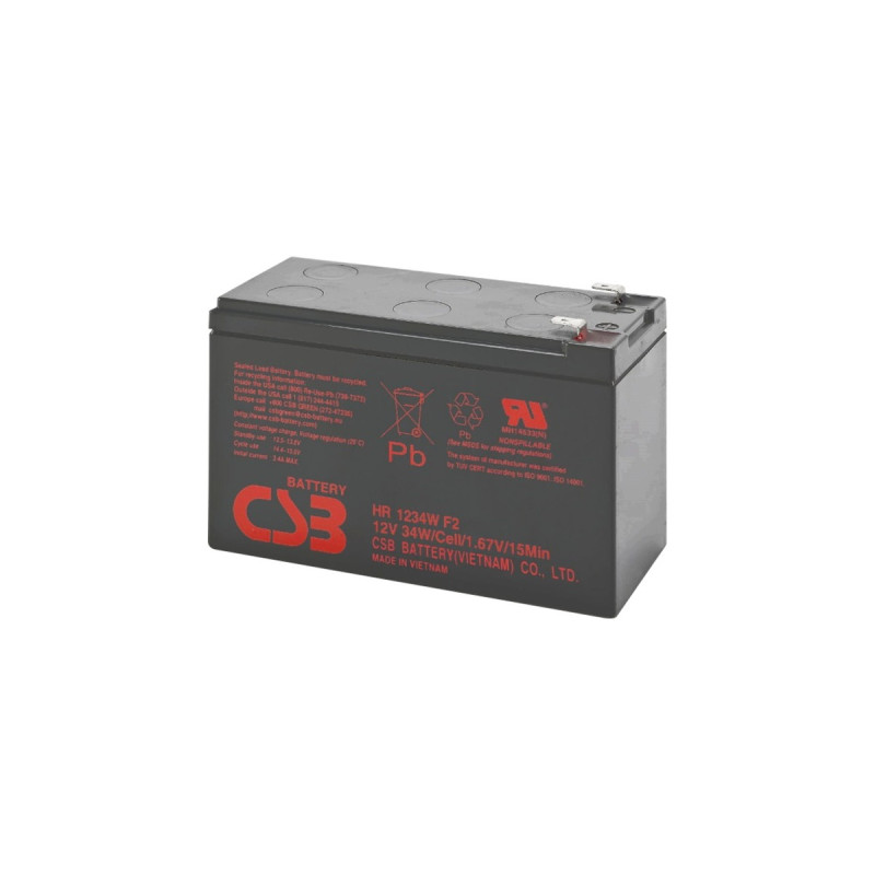 BlueWalker PowerWalker Battery CSB HR1234W, Batterie(schwarz)