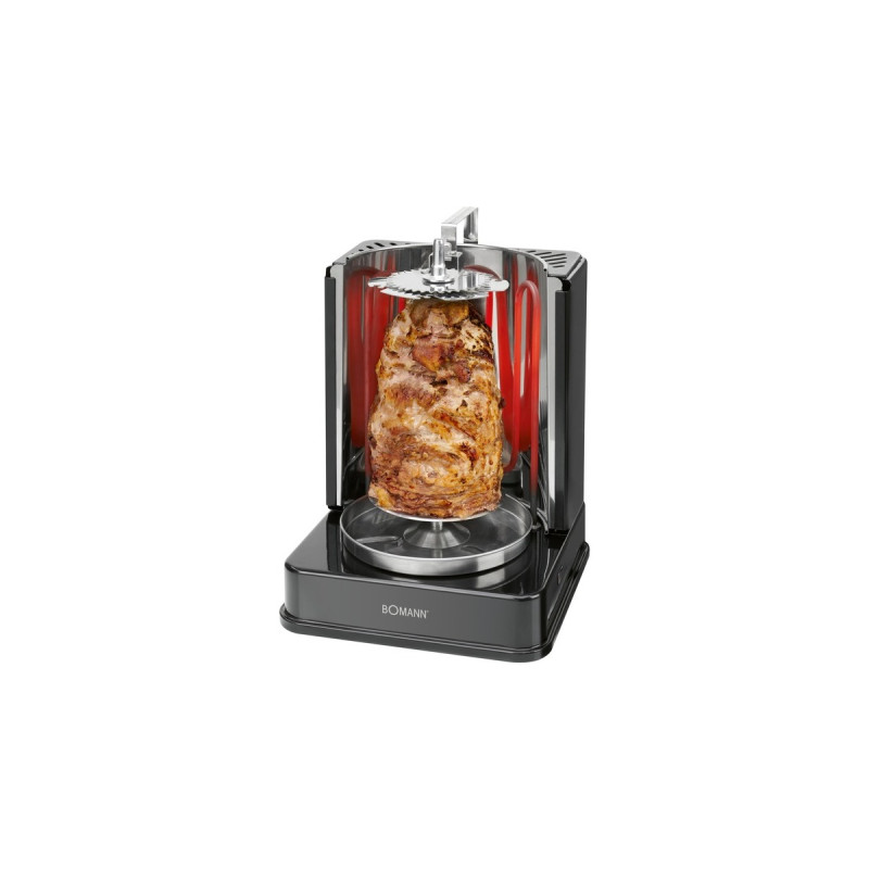 Bomann Döner-Multigrill DVG 3006 CB, Elektrogrill(schwarz, 1.400 Watt)