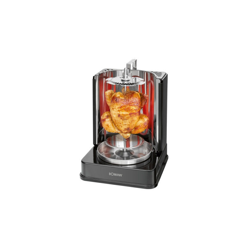 Bomann Döner-Multigrill DVG 3006 CB, Elektrogrill(schwarz, 1.400 Watt)