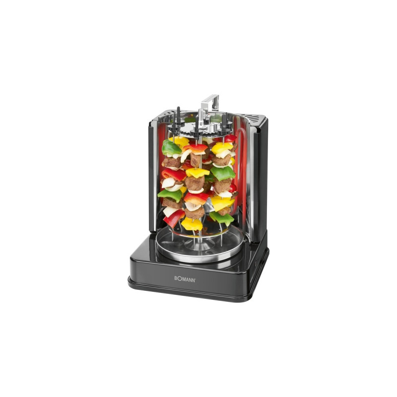 Bomann Döner-Multigrill DVG 3006 CB, Elektrogrill(schwarz, 1.400 Watt)