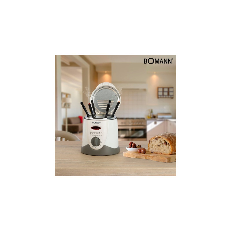 Bomann Fondue-Fritteuse FFR 1290 CB(weiß/hellgrau)